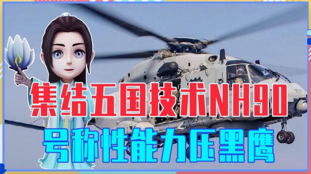 集结五国技术NH90,号称性能力压黑鹰,出口惨遭“滑铁卢”