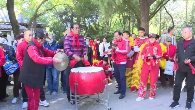 首日客流3.6万人次!千佛山“九月九”重阳山会热闹开场