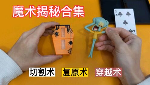 魔术揭秘合集,切割术,时光倒流复原术,穿越术,大变活人迷你版,点金术,瞬间转移,空中悬瓶_高清1080P在线观看平台_腾讯视频