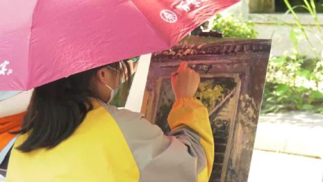 黄山风景区迎来500人大型写生研学团队