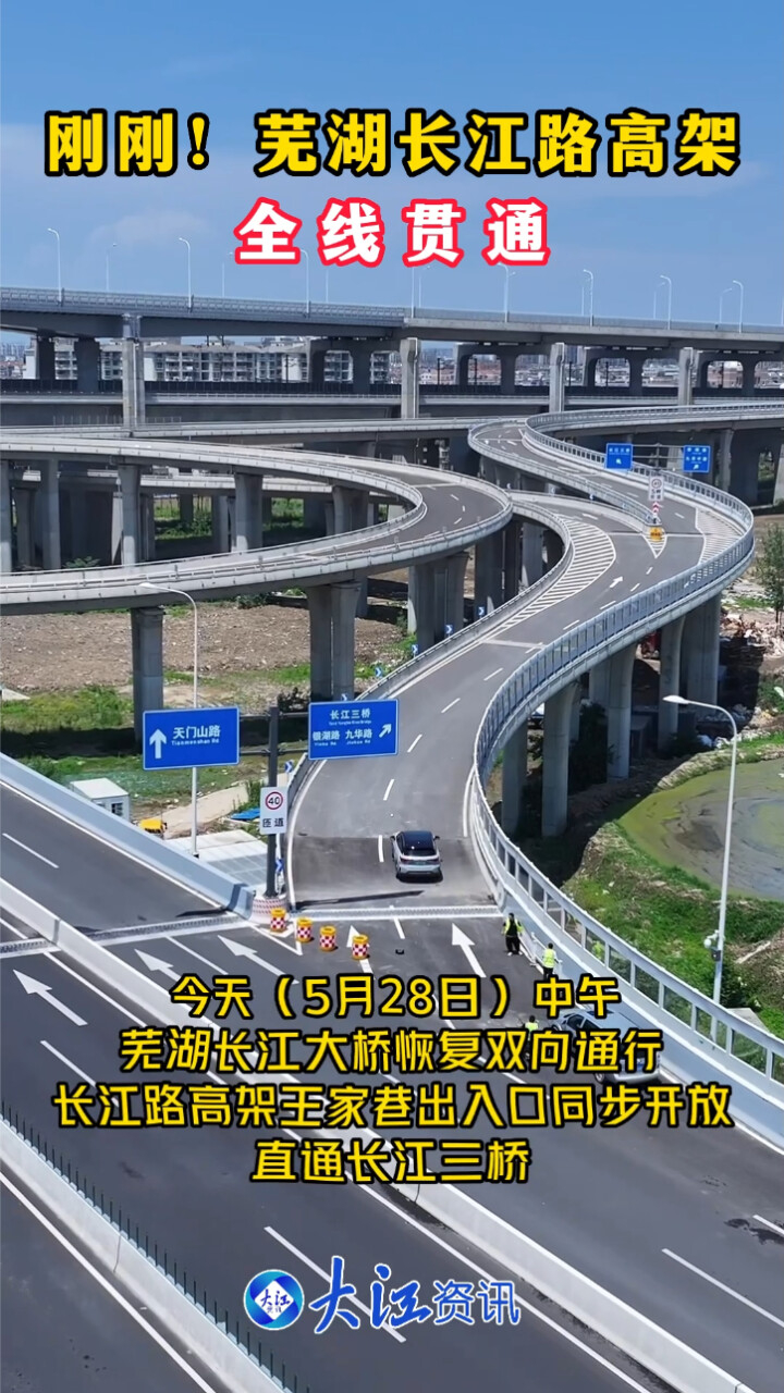 芜湖长江路高架图片