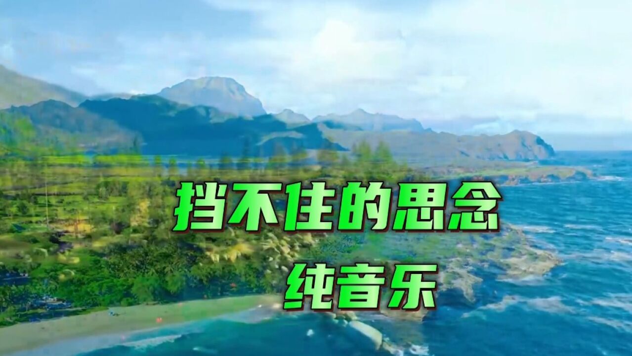 純音樂《擋不住的思念》相信你會喜歡