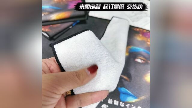 全棉印花免蒸化水洗暗黑系列小方巾