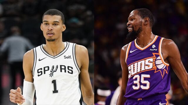 天赋怪的对决！布克出战成疑&比尔缺席 杜兰特或再次单核出场迎战文班亚马