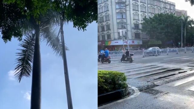 广西贵港一市民吐槽路灯洒水弄湿行人衣衫,环境局:洒水系为降低空气中可吸入颗粒含量