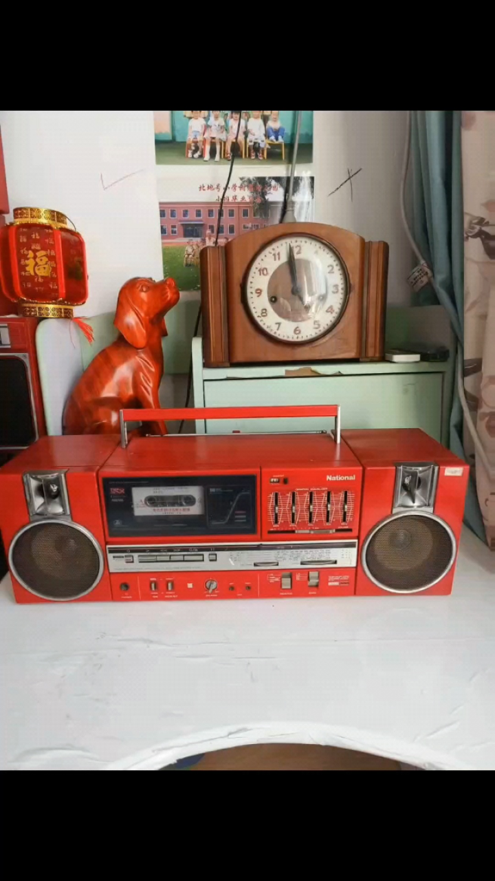 80年代录音机中的松下红!