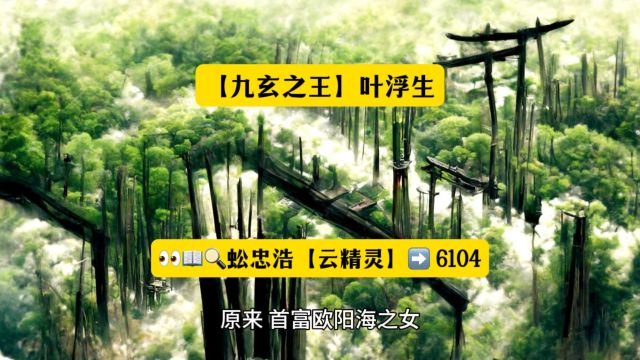 无删减【九玄之王】叶浮生小说TXT阅读◇最新章节