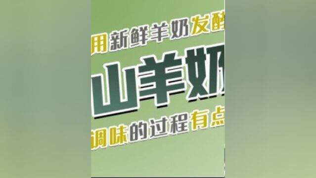 山羊奶酪是怎么制作的?用新鲜羊奶发酵,调味的过程看着就上头