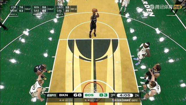 2023/24赛季NBA季中锦标赛小组赛：篮网 VS 凯尔特人 全场回放