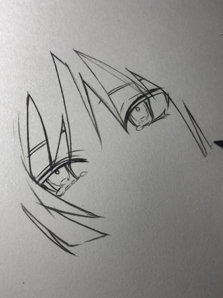 原神流浪者绘画过程图.