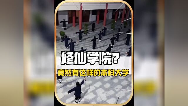 这里能教御剑飞行吗?道教学院竟然是本科大学!!