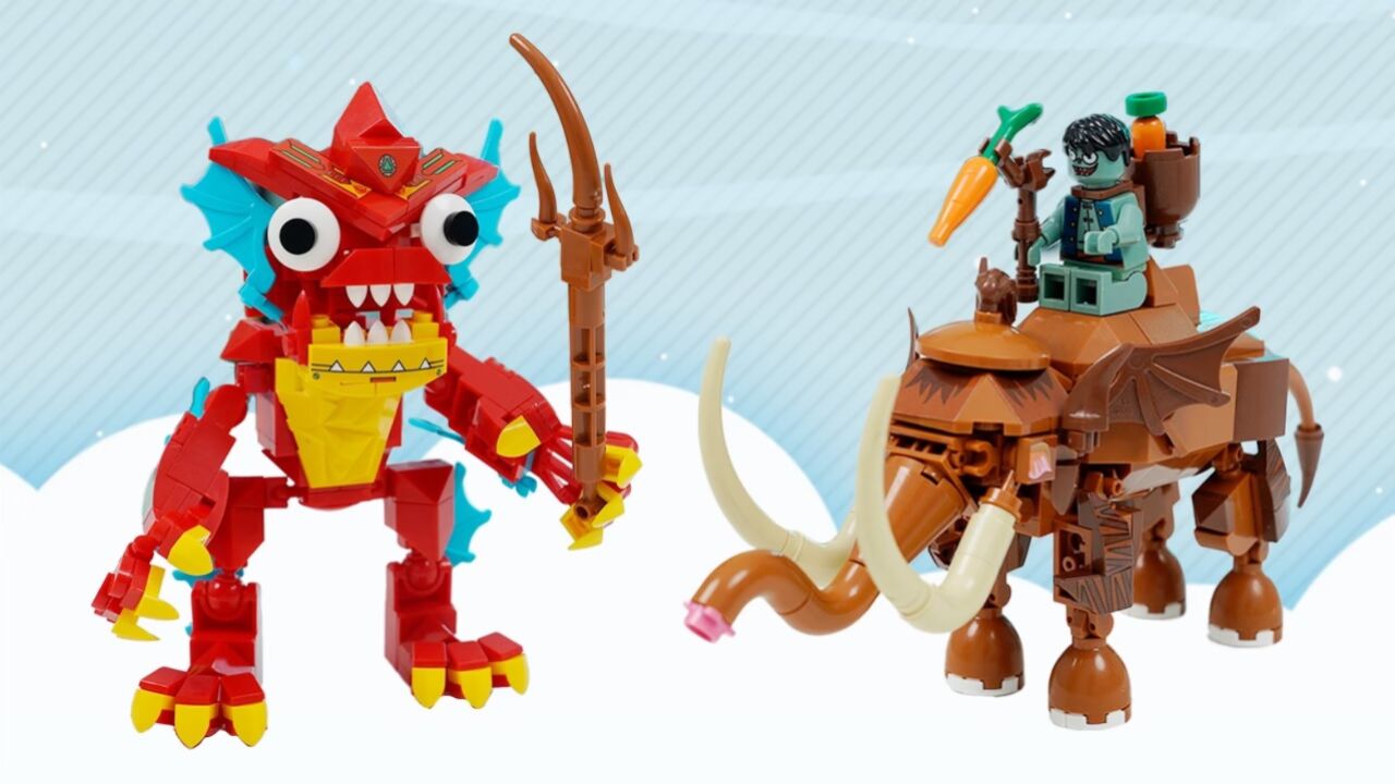 獠牙征服者和深海巨人僵尸积木拼装