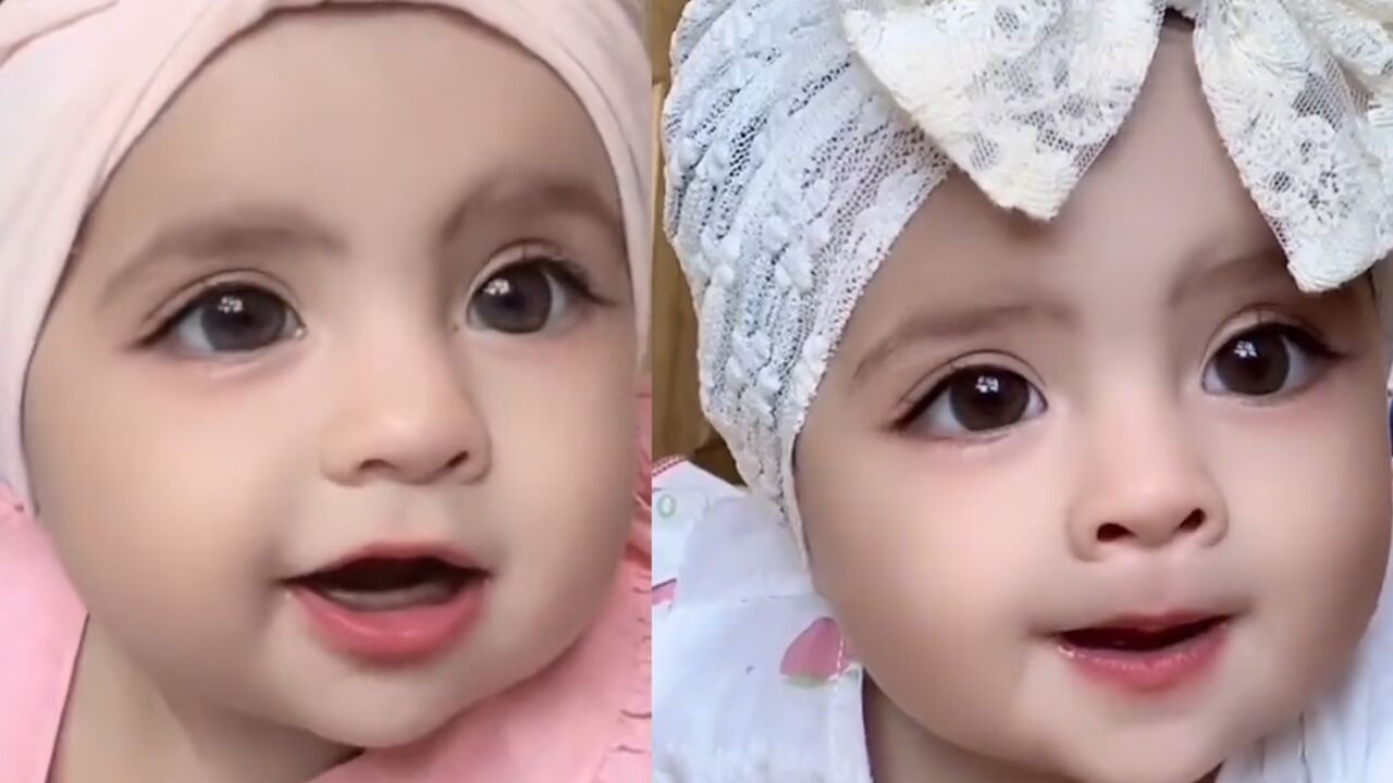 新疆萌娃长着双水汪汪的大眼睛,超高颜值好似真人芭比:太羡慕了