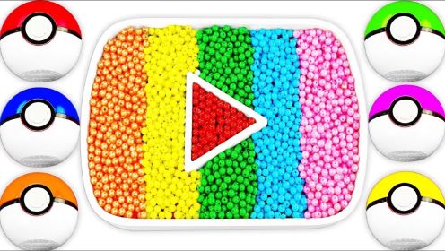 不同颜色的彩蛋、彩珠、草莓、汽车和泡泡机玩具试玩视频