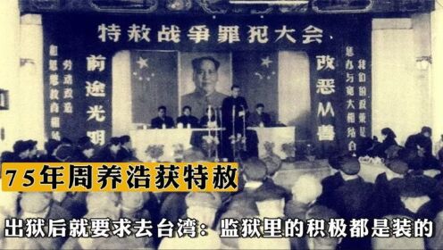 1975年周养浩获特赦,出狱后就要求去台湾:监狱里的积极都是装的_高清1080P在线观看平台_腾讯视频