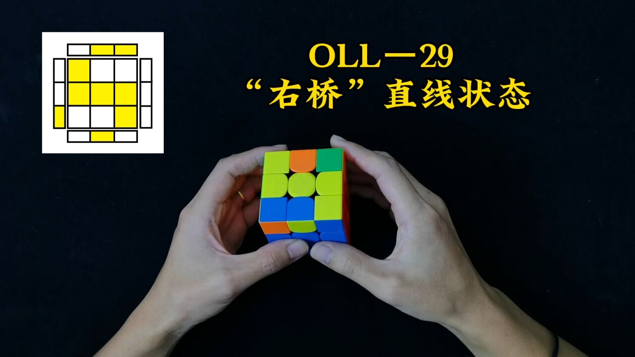 三阶魔方CFOP速拧教程,OLL公式讲解29期_高清1080P在线观看平台_腾讯视频
