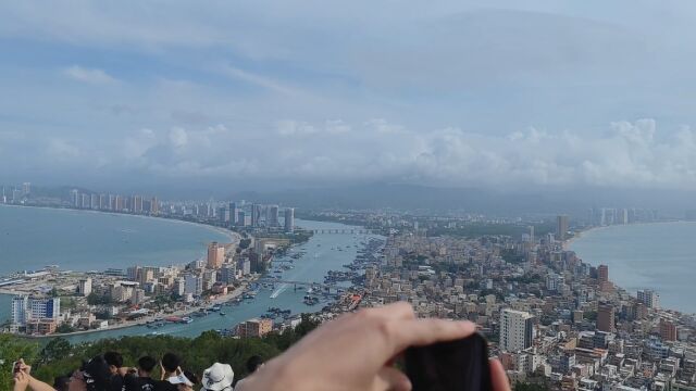 广东省惠州市巽寮湾双月湾观景台