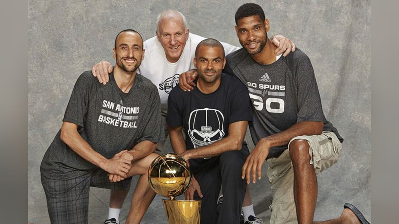 马刺王朝四核心波波邓肯帕克吉诺全部入选名人堂,实至名归!