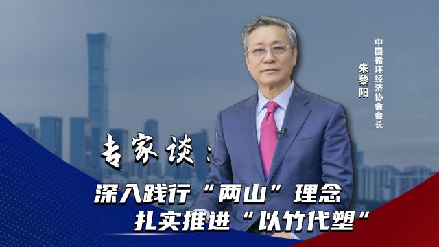 专家谈|深入践行“两山”理念 扎实推进“以竹代塑”