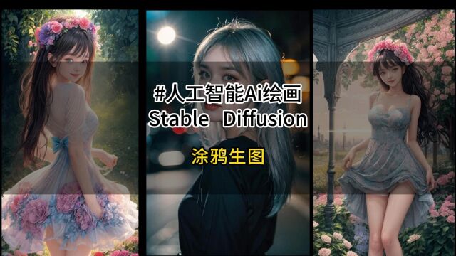 人工智能Ai绘画Stable Diffusion涂鸦生图