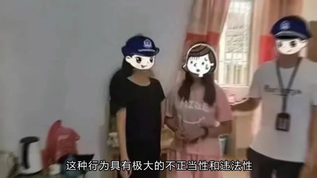 江西一女子将涉黄广告贴在派出所,网友:你是觉得民警太闲了!