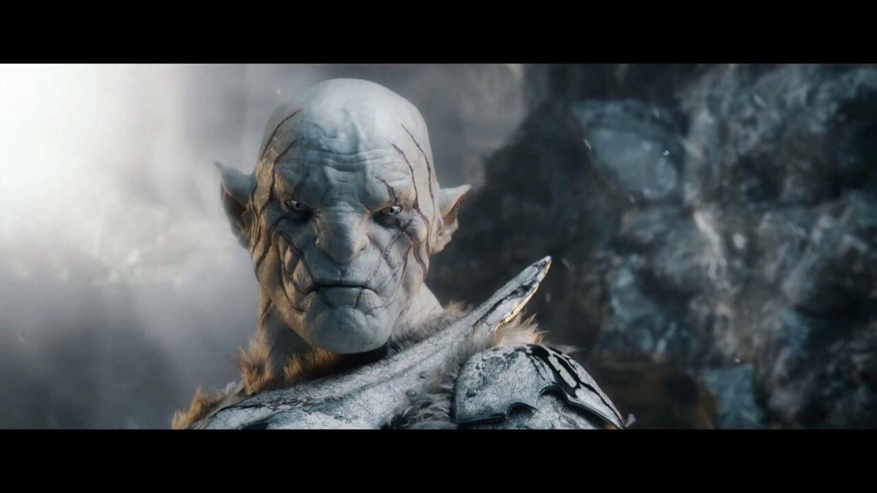 霍比特人3—五军之战,索林为了战争胜利与阿佐格同归于尽!