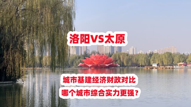 洛阳VS太原,城市基建经济财政对比,哪个城市综合实力更强?