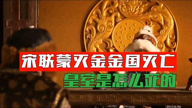 宋联蒙灭金,金国皇室们最后下场如何,他们也没想到有这一天