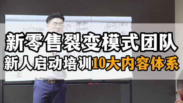 王介威:合伙人裂变模式,团队新人启动培训10大内容体系