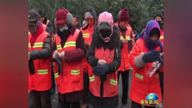 偃师区总工会慰问坚守在冰雪严寒一线的最美劳动者