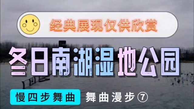 听着舞曲散步:南湖公园慢四步舞曲经典展现仅供欣赏⑦