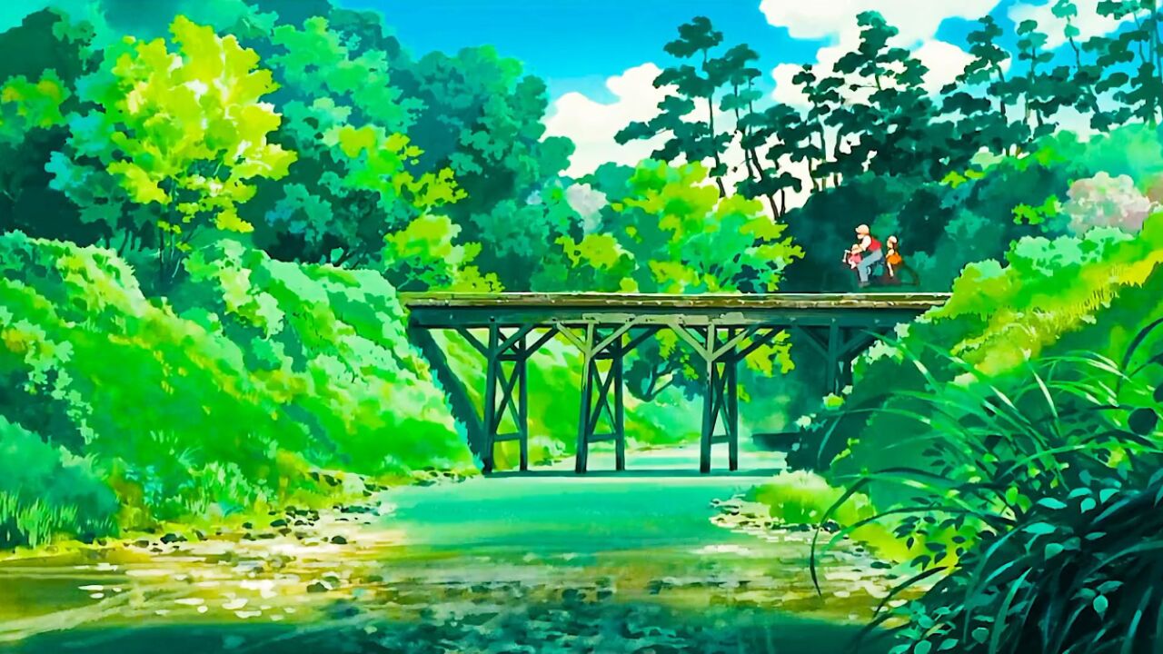 对夏天的所有好感,仿佛都来源于宫崎骏的动漫#治愈#宫崎骏