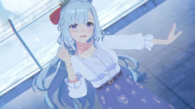 【赛马娘MMD目白阿尔丹私服】スターナイトスノウ (星夜之雪)