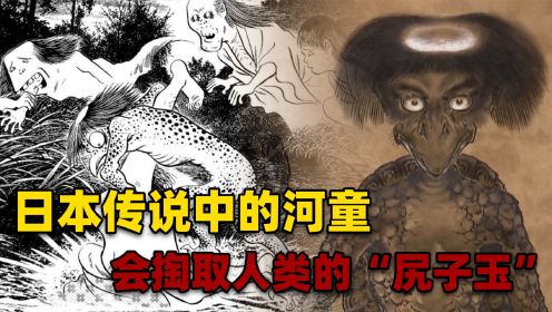 日本传说中的河童，会掏取人类的“尻子玉”，还会引诱少女怀孕？