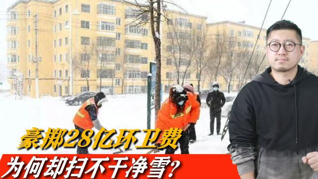 本溪豪掷28亿外包环卫,除雪却不佳,到底是谁动了这块“蛋糕”