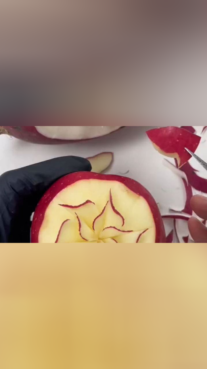 苹果花基础雕刻教学高清教程莫失莫忘艺术