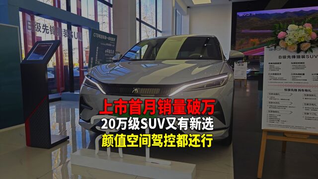 上市首月销量就破万 20万元级SUV细分市场竞争又加剧了