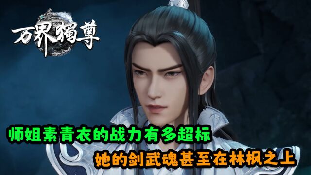 万界独尊:师姐素青衣的战力有多超标?她的剑武魂甚至在林枫之上!