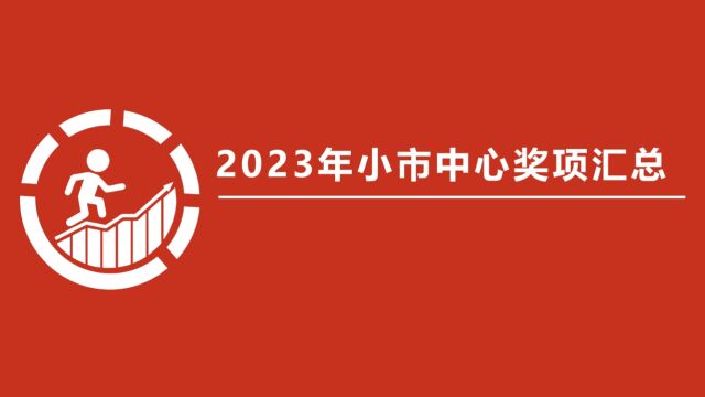 2023年小市中心奖项汇总