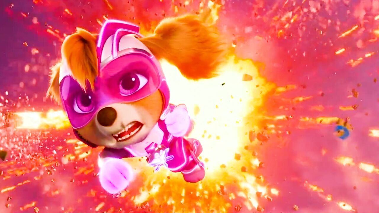 《汪汪队立大功大电影2:超能大冒险》超能小狗勇敢出击,打击邪恶绝不