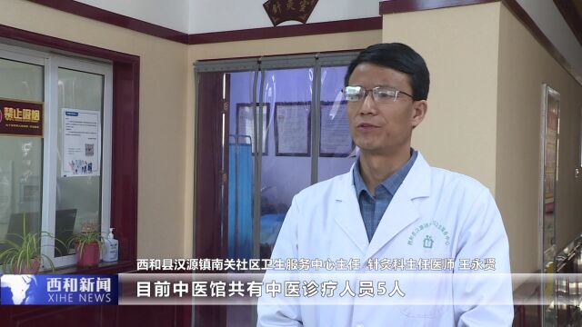 (新)19 西和:基层医疗卫生机构中医馆建设成效显著