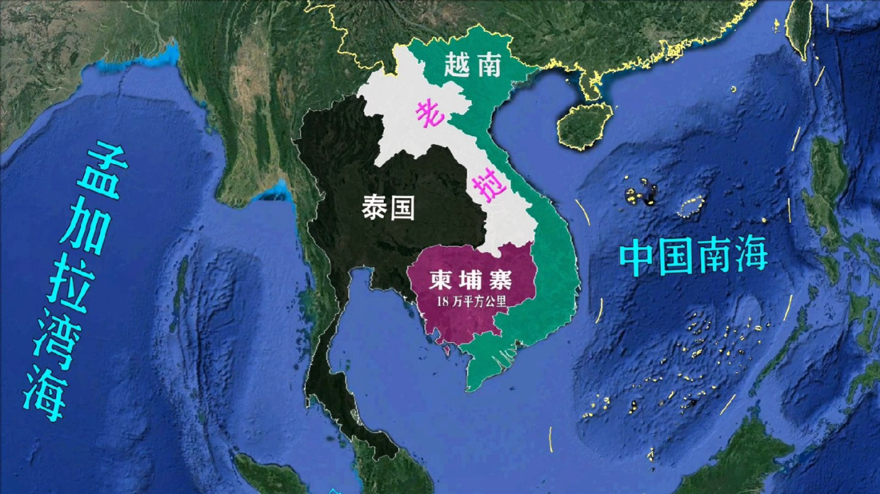 柬埔寨有多大,人口面积又是多少呢