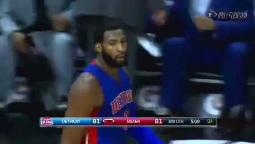 《NBA比赛集锦》活塞vs热火第3节精编 里德排球大帽雷吉遮天蔽日