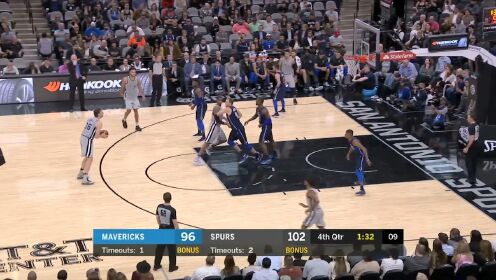 《NBA全场集锦》【原声】小牛108-115马刺 阿尔德里奇33+10帕克复出
