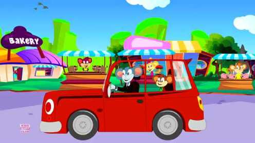 Rig A Jig  Jig | Monkey Rhymes | Children Songs & Cartoons by Kids Baby Club