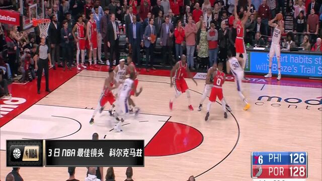 3日NBA最佳镜头 科尔克马兹0.4秒反绝杀