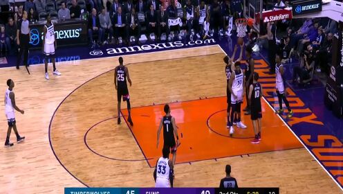《NBA全场集锦》【原声】森林狼109-125太阳 布克全场26+4内外开火带队取胜