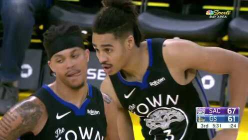 《NBA全场回放》【原声回放】国王vs勇士第3节 福克斯状态回升接连取分