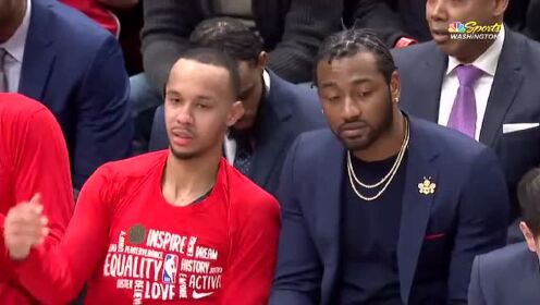 《NBA全场回放》【回放】独行侠vs奇才第2节 比尔强硬突破打成2+1