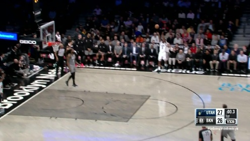 《NBA全场集锦》给小乔丹气的拿球砸地 穆迪埃识破路线张手三分压哨入网